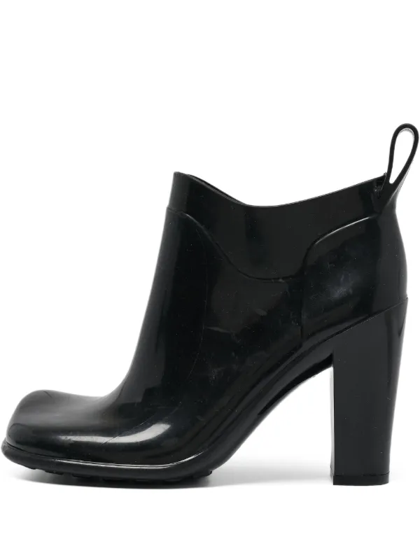 Bottega Veneta Pre-Owned 100mm high-heel Ankle Boots Black FARFETCH IN