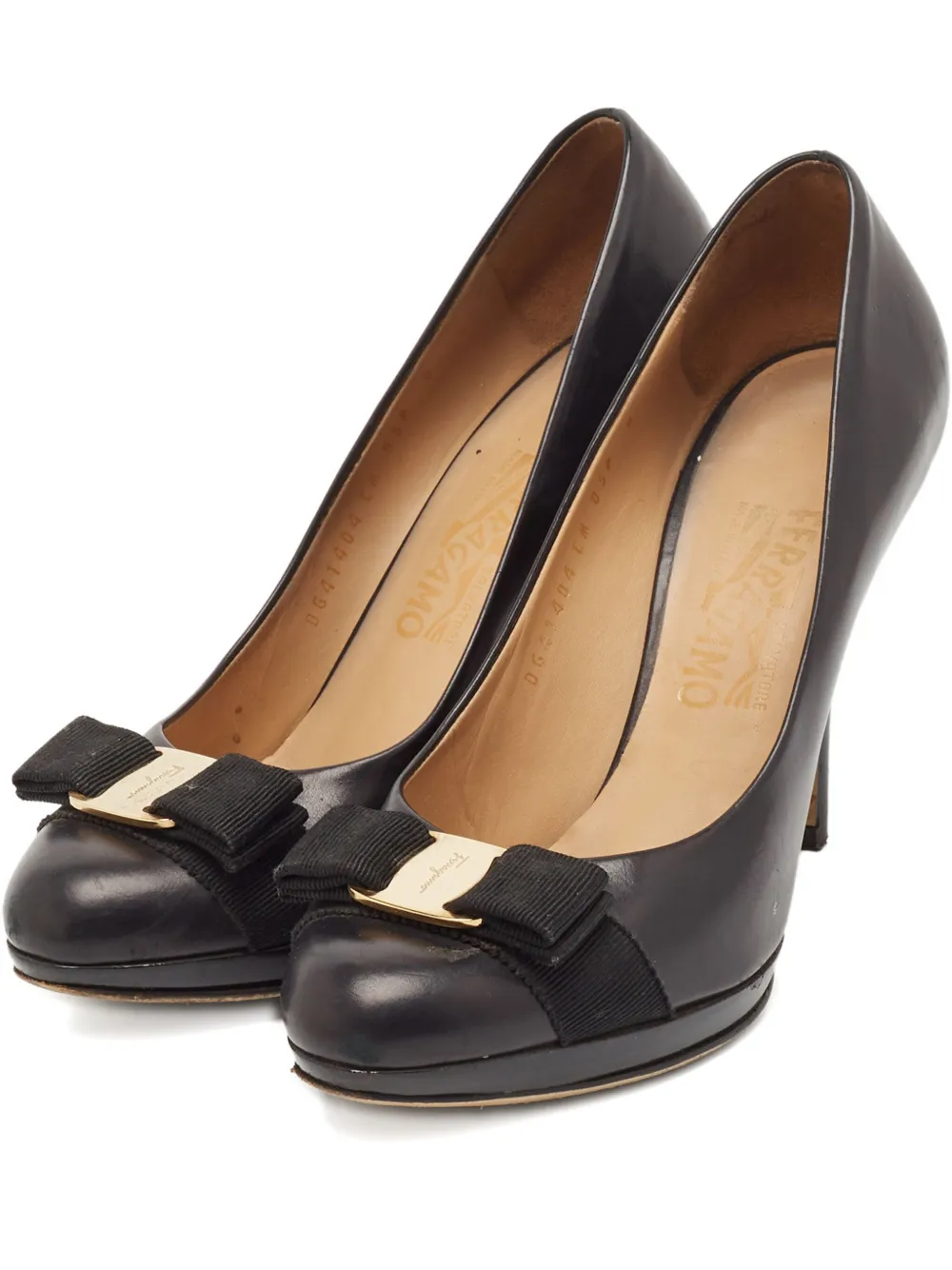 Ferragamo Pre-Owned 100mm bow-detail pumps | Image 2