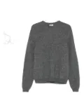Moschino ribbed alpaca wool sweater - Grey