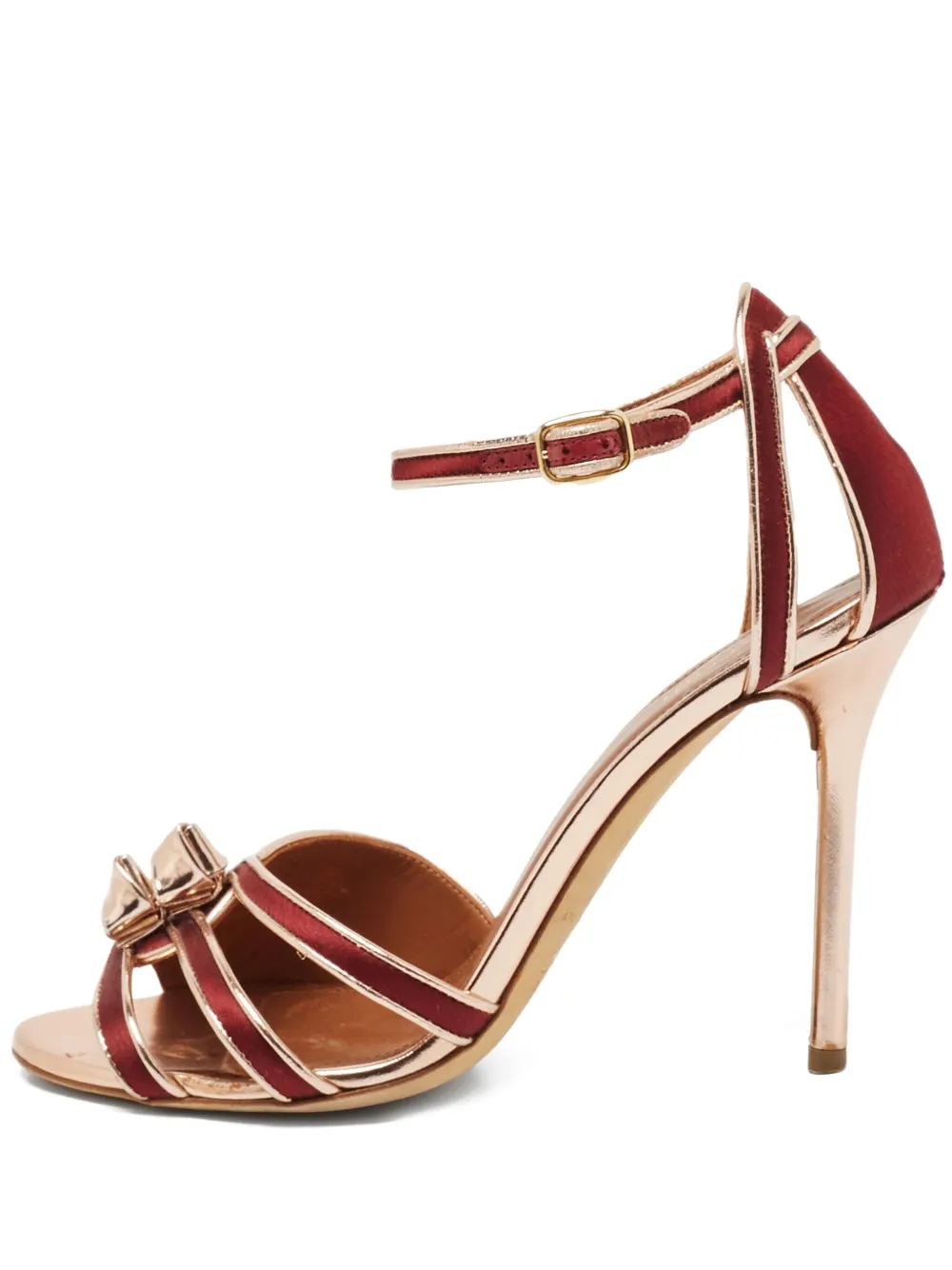 Malone Souliers pre-owned 100mm strappy sandals | Red | Image 1