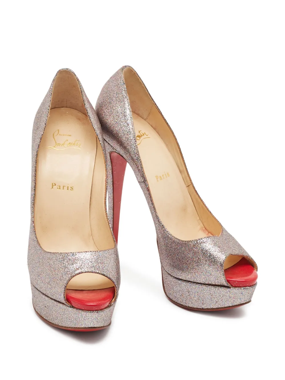 Christian Louboutin Pre-Owned 150 mm Lady pumps - Zilver