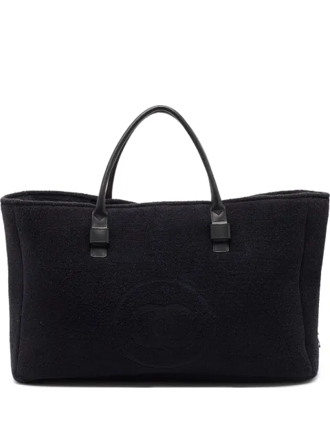 CHANEL Pre-Owned terry-cloth beach bag