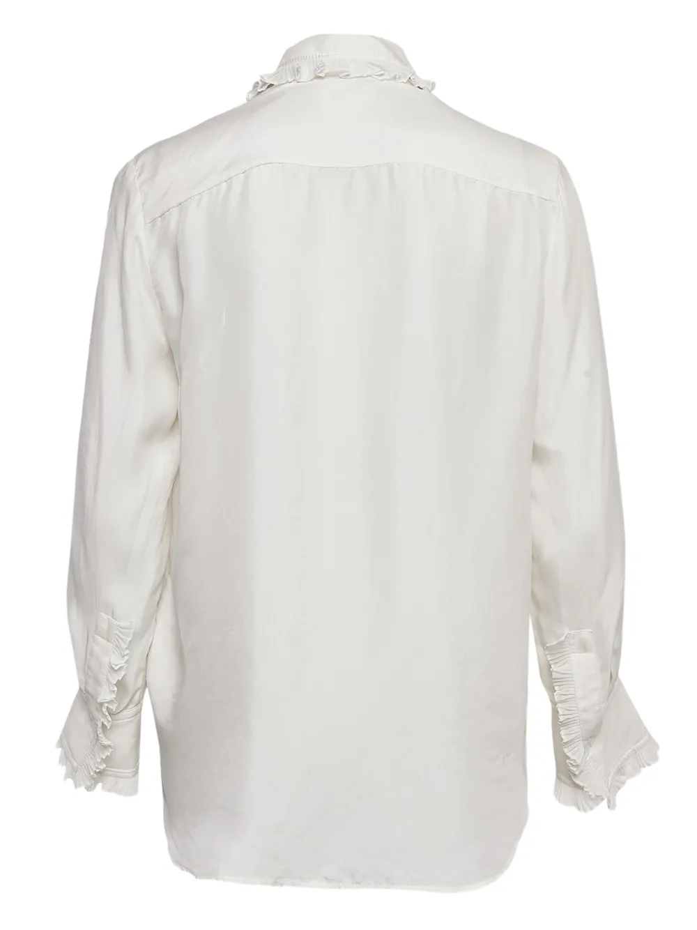 SANDRO pre-owned ruffled-collar buttoned shirt | Image 2