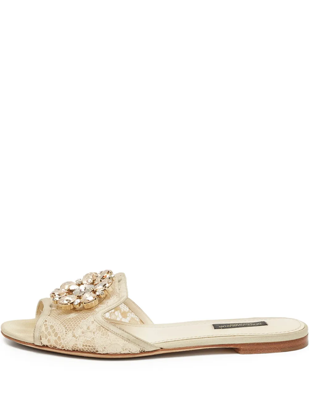 Dolce & Gabbana Pre-Owned sandalias con detalles de encaje | neutro | Image 1