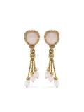 Aurelie Bidermann Miki Rose Quartz earrings - Gold