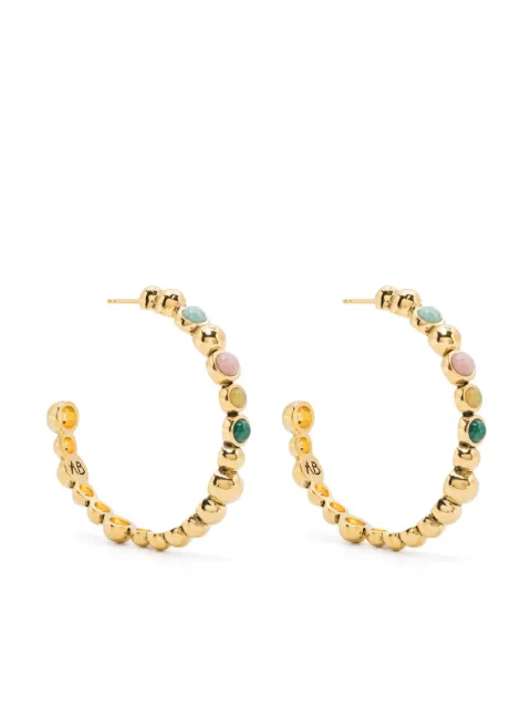 Aurelie Bidermann Honolulu hoop earrings 