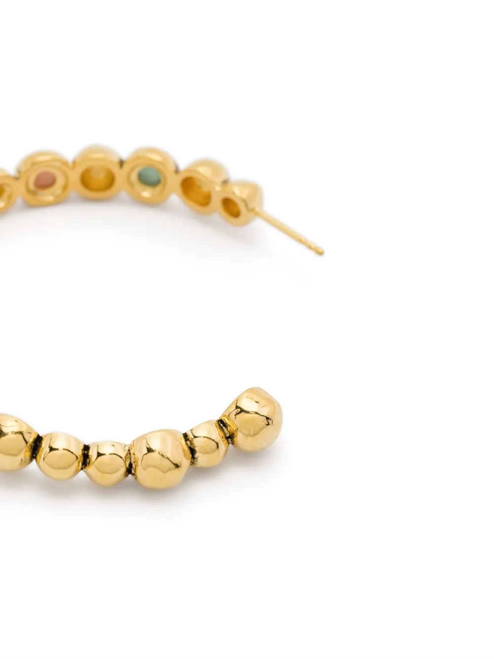 Aurelie Bidermann Honolulu Hoop Earrings In Multi