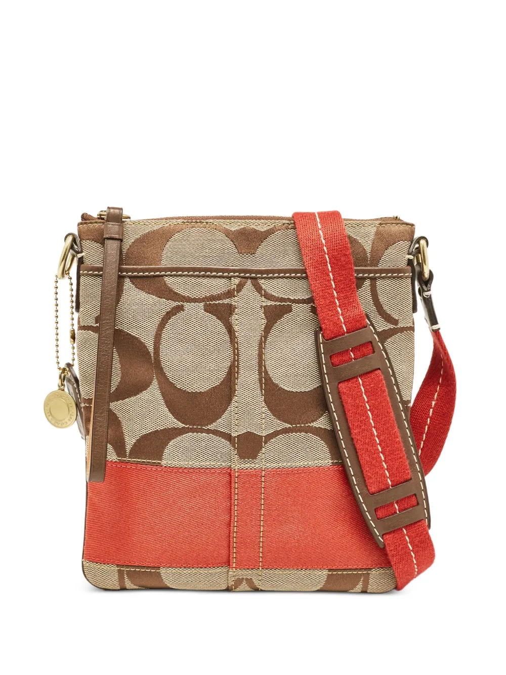 Coach pre-owned Signature C canvas cross body bag | Neutrals | Image 1