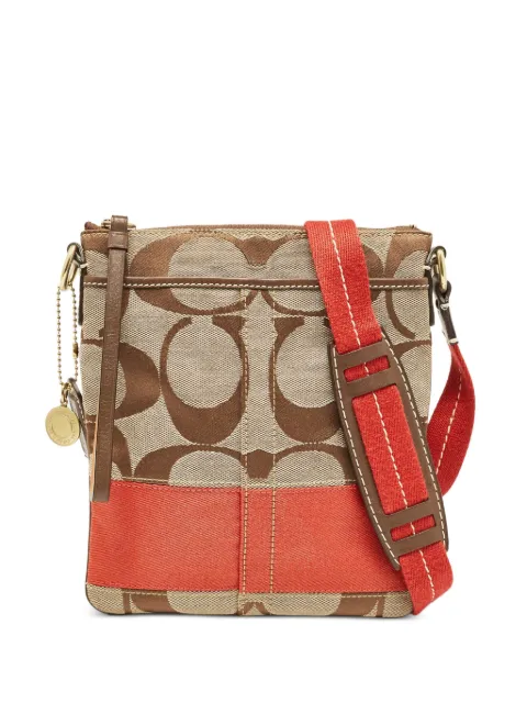 Coach pre-owned Signature C canvas cross body bag