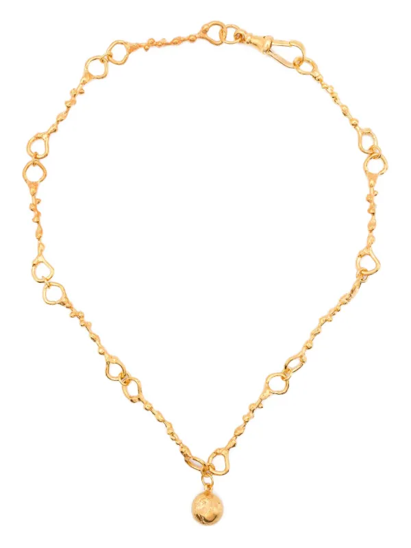 Alighieri The Ball of Curiosity Necklace in Gold