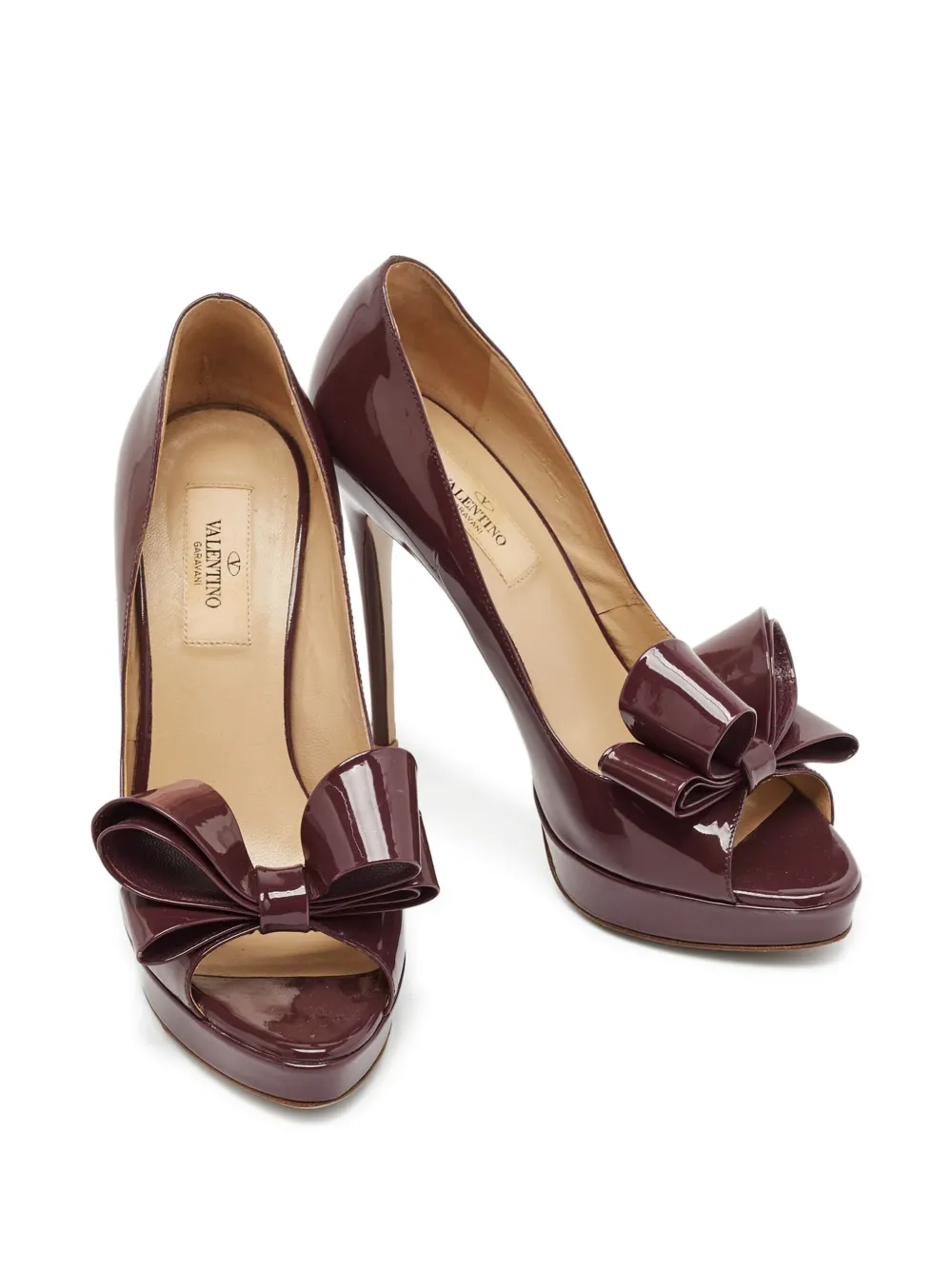 Valentino Garavani Pre-Owned 130mm bow-embellished pumps | Heeled Pumps | Image 2