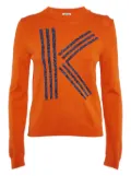 Kenzo Pre-Owned logo-motif jumper - Orange
