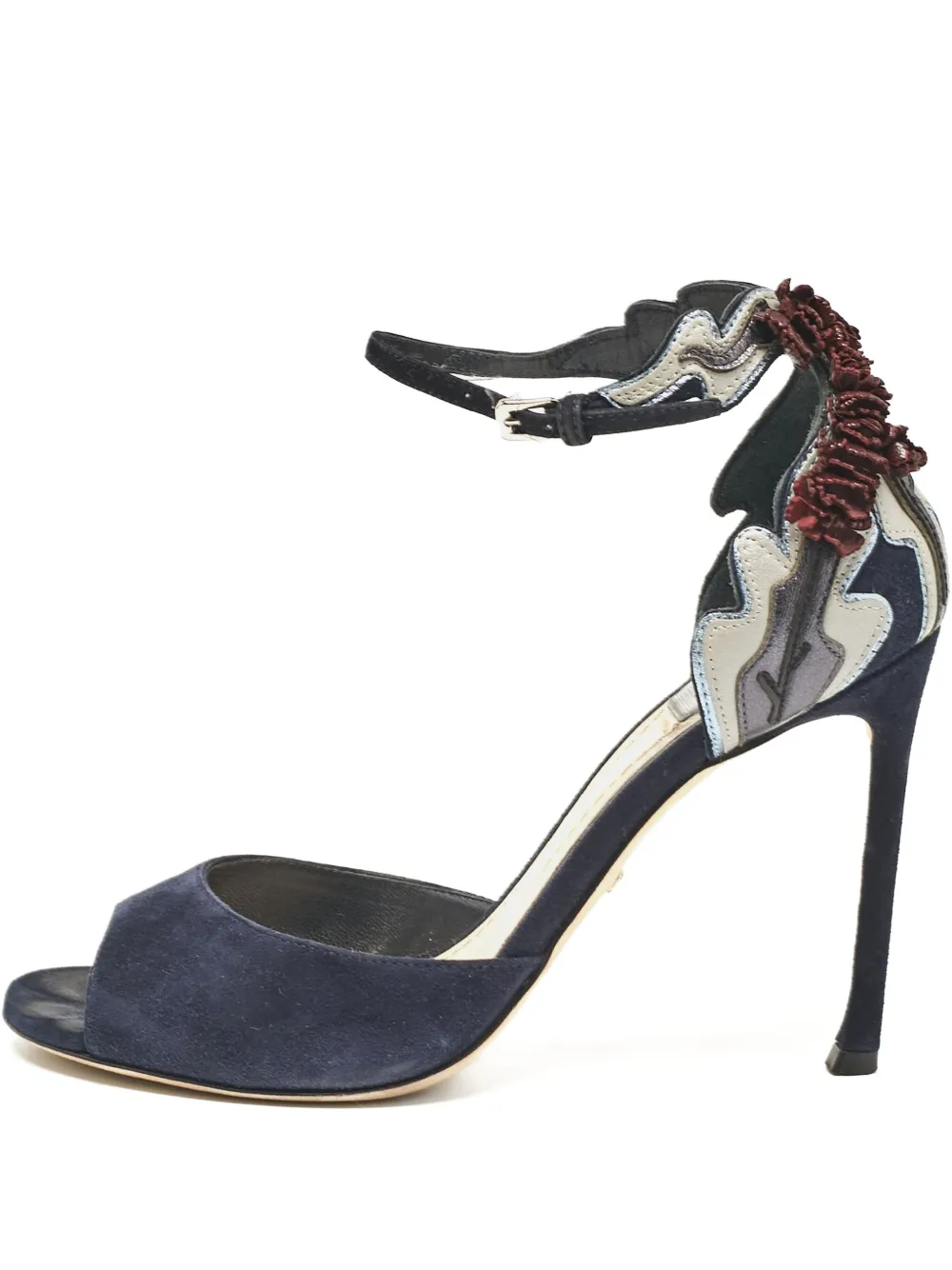 Pre-owned Dior Suede Heeled Sandals