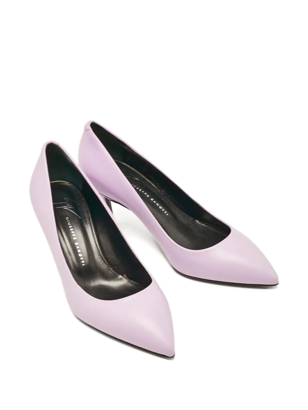 Giuseppe Zanotti Vintage Pre-owned 70 mm leren pumps met puntige neus - Roze