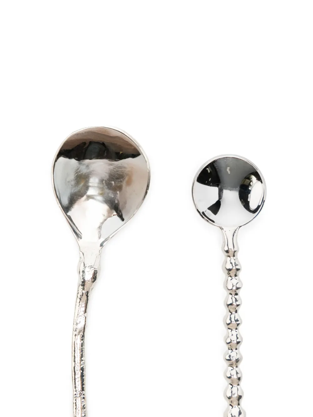 Beaded-Handle Dessert Spoons
