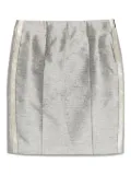 Balenciaga Pre-Owned 2010s silk-linen skirt - Silver