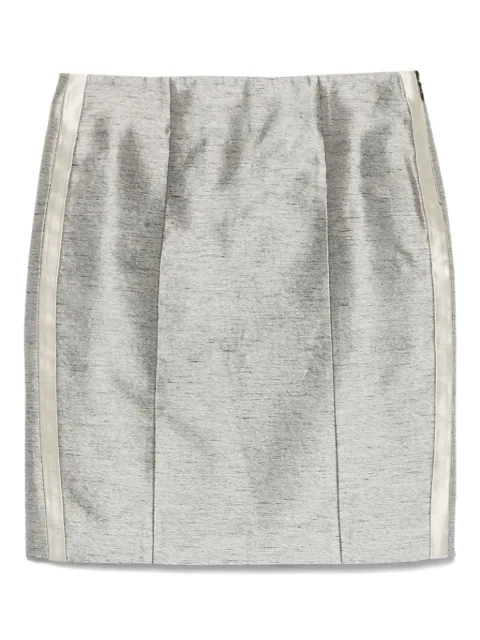 Balenciaga Pre-Owned 2010s silk-linen skirt