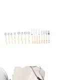 Alighieri sculpted-handle cutlery set - Gold