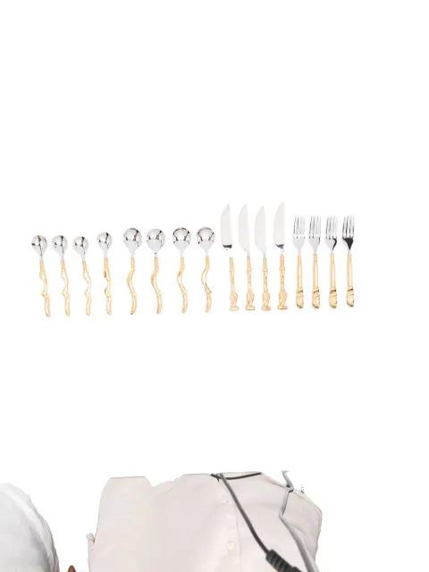 Alighieri sculpted-handle cutlery set
