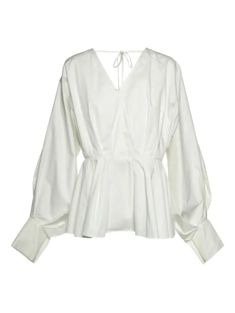 Roksanda pre-owned Colette peplum long-sleeve blouse