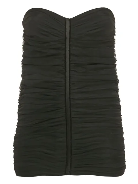Elisabetta Franchi ruched strapless top