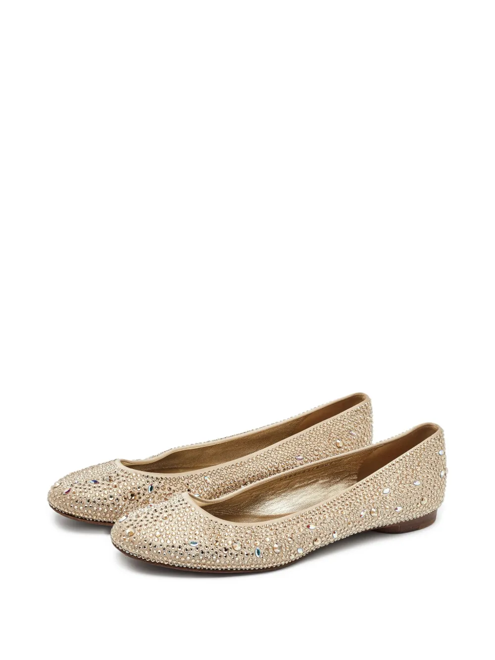 Gina pre-owned rhinestone-embellished ballet flats | Image 2