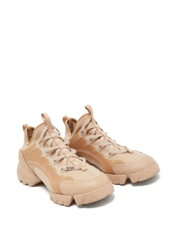 Christian Dior Pre-Owned D-Connect Sneakers | Neutrals | FARFETCH