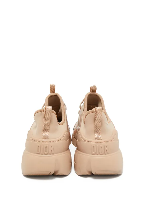 Christian Dior Pre-Owned D-Connect Sneakers | Nude | FARFETCH DE