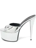 Giuseppe Zanotti Vintage 2024 130mm Aida mules - Silver