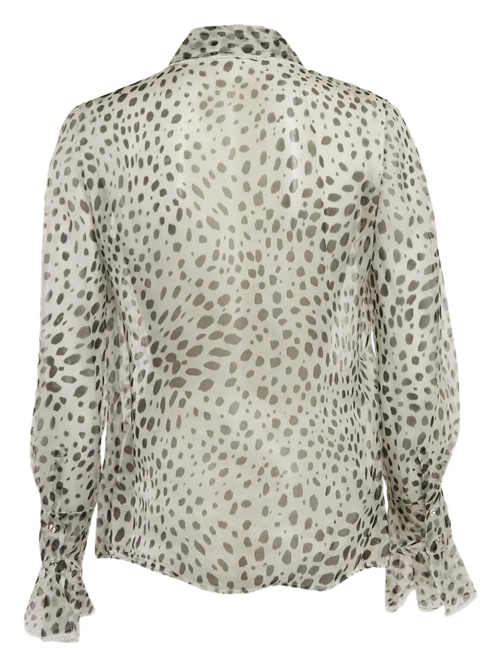 Miu Miu Pre-Owned 2024 ruffled-trim blouse | Image 2