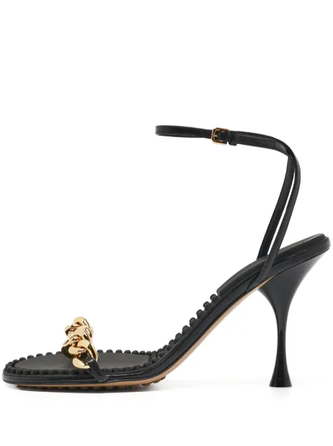 Bottega Veneta Pre-Owned 搭链细节高跟凉鞋（10厘米，典藏款）