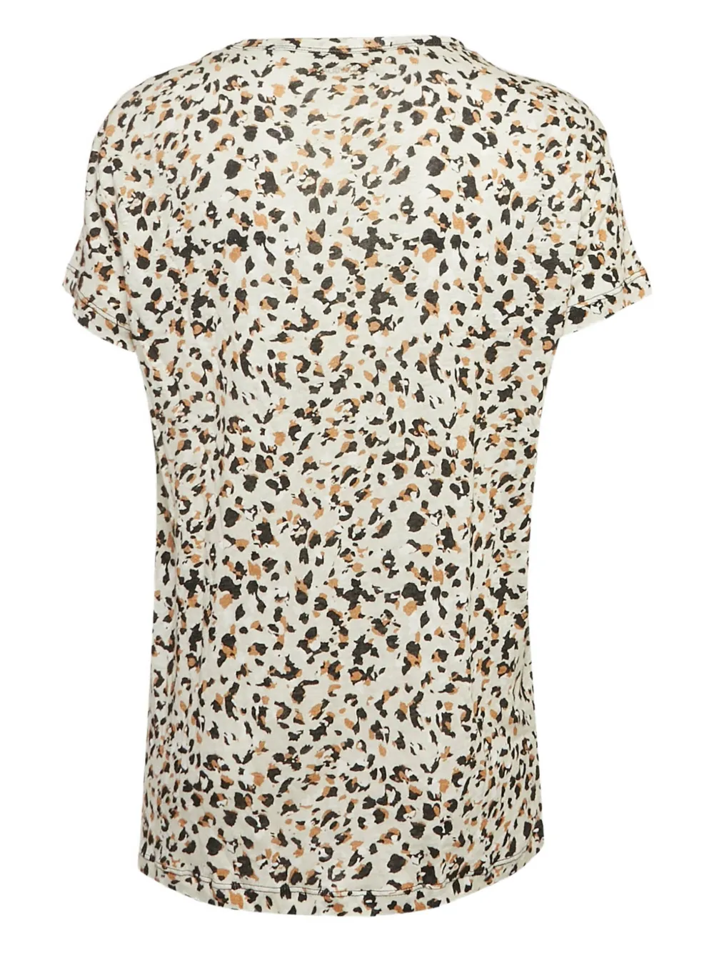 Zadig&Voltaire leopard-print linen T-shirt | Image 2