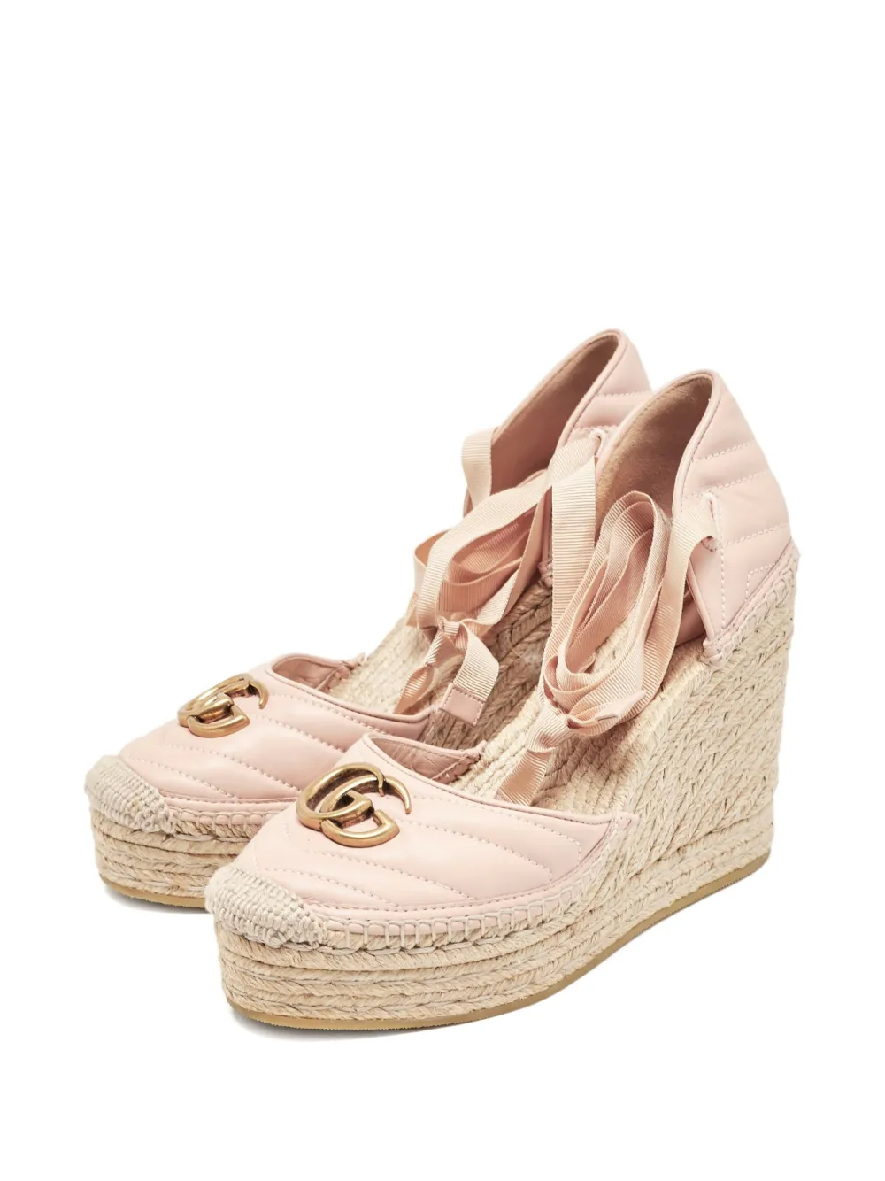 Gucci Pre-Owned 2024 150mm GG Marmont espadrilles | Image 2