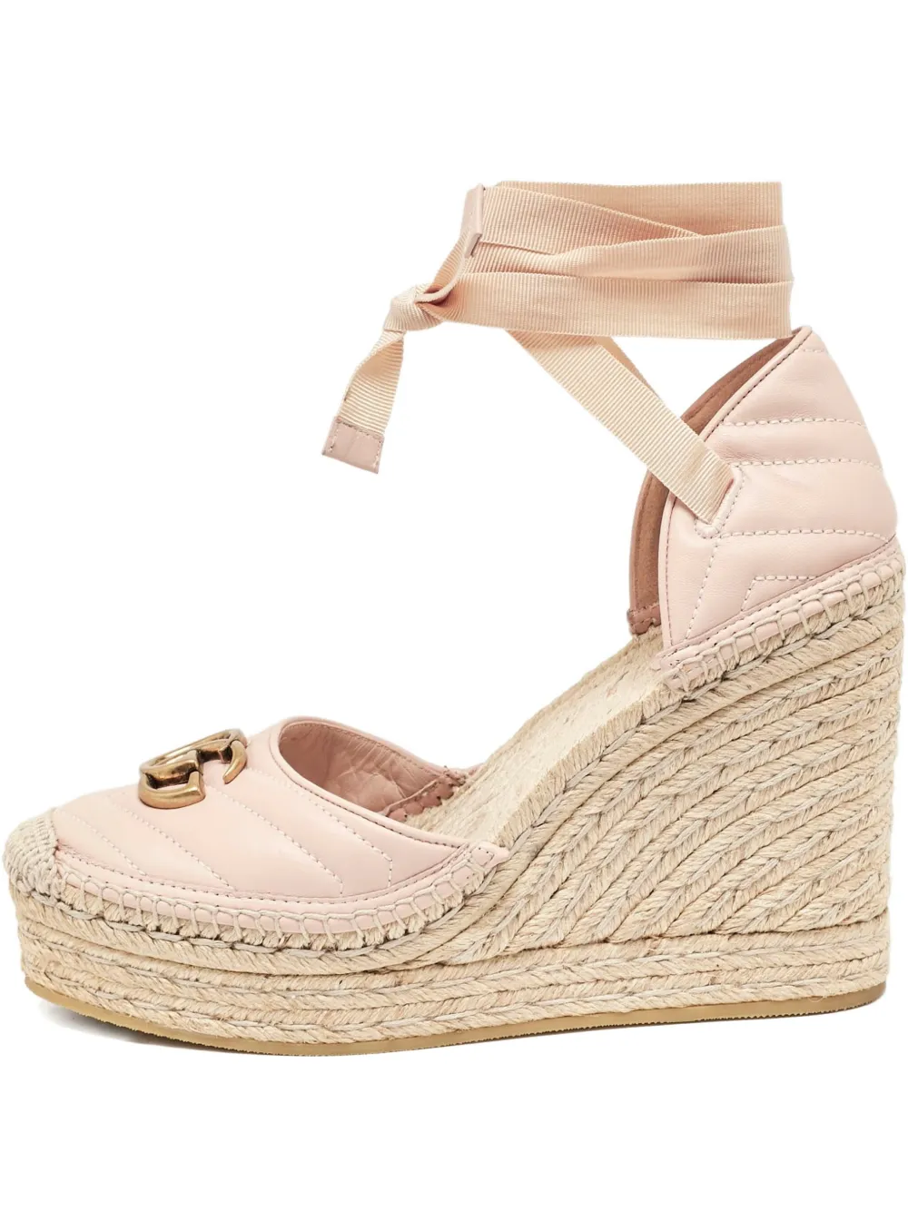 Gucci Pre-Owned 2024 150mm GG Marmont espadrilles | Pink | Image 1