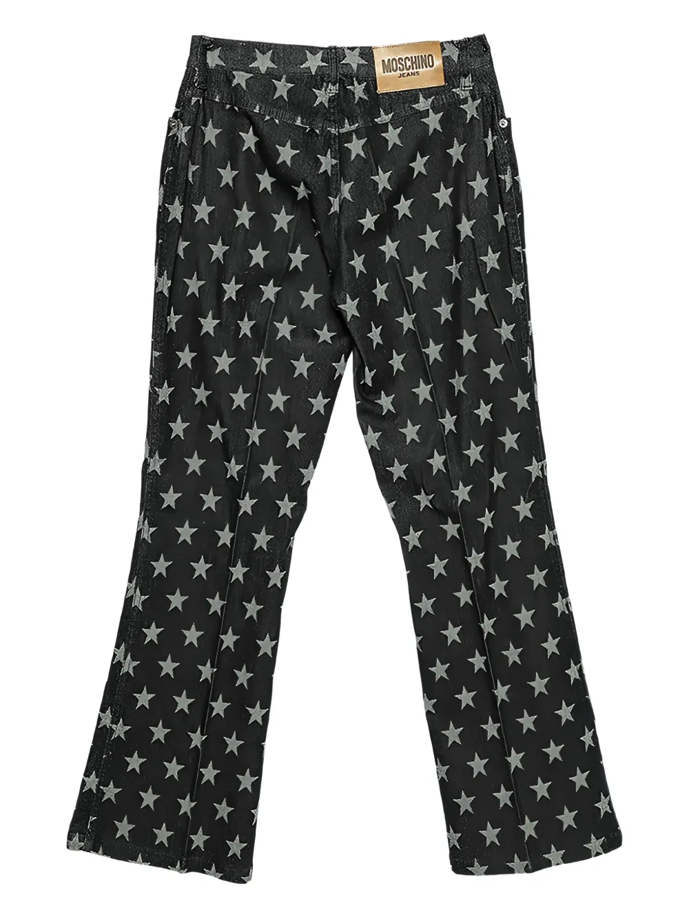 Moschino Pre-Owned star-print flared trousers | Image 2