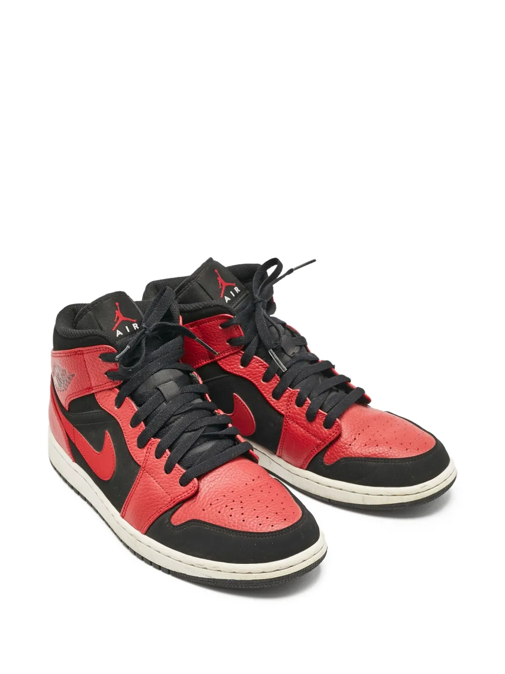 Jordan pre-owned Air Jordan 1 leather basketball sneakers | Image 2