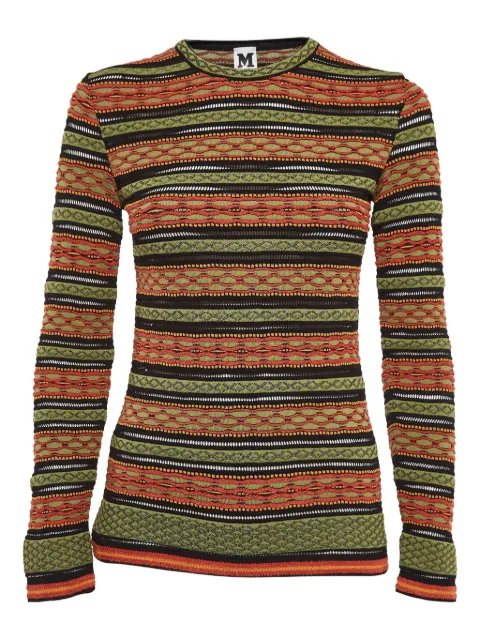 Missoni Pre-Owned patterned-jacquard T-shirt