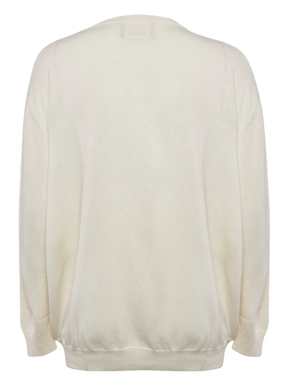 Moschino Pre-Owned logo-lettering oversized jumper | Image 2