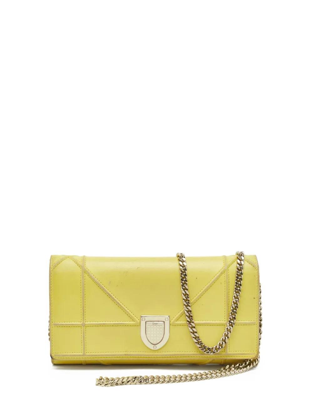 Christian Dior Pre-Owned レザーショルダーバッグ - イエロー Christian Dior Pre-Owned レザーショルダーバッグ - イエロー