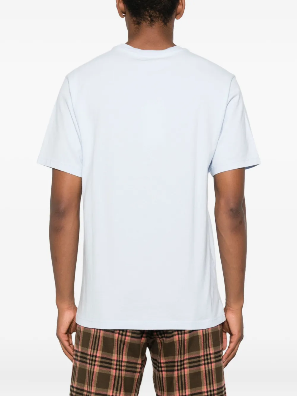 Kenzo T-shirt met geborduurde bloem Blauw