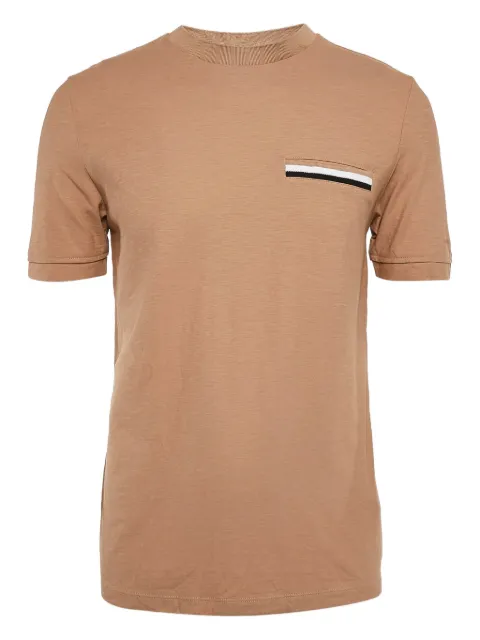BOSS stripe-detailing T-shirt