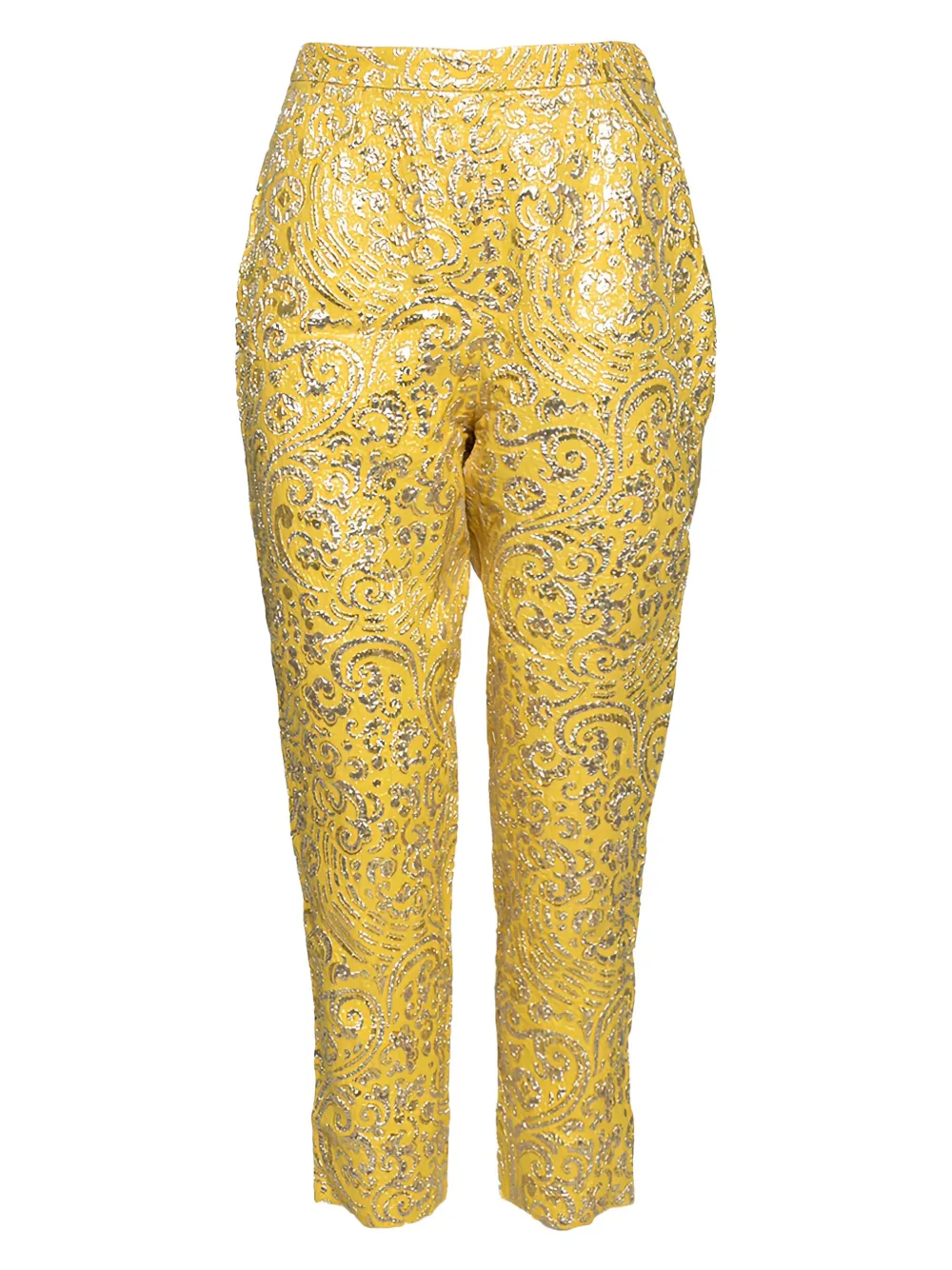 Dolce & Gabbana Pre-Owned lurex trousers | Yellow | Image 1