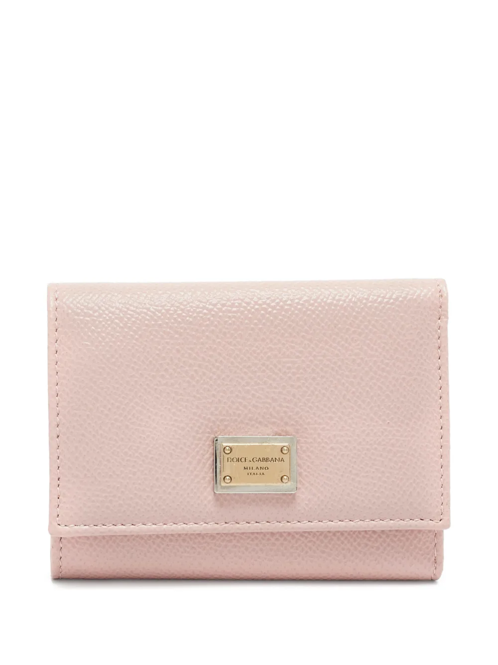 Dolce & Gabbana Pre-Owned cartera con placa del logo | rosado | Image 1