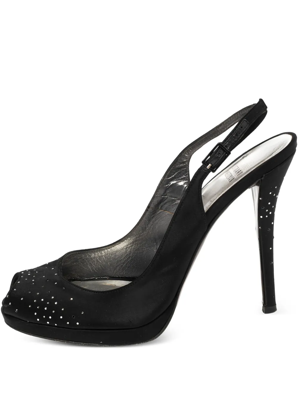 Pre-owned Stuart Weitzman  120mm Peep-toe Stiletto Heels