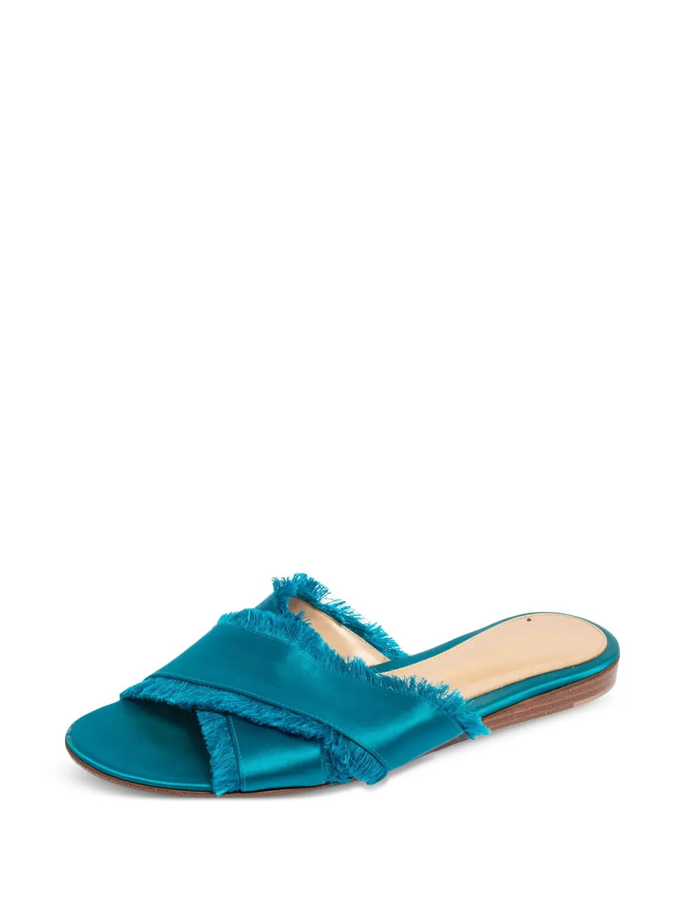 Gianvito Rossi 2024 pre-owned crisscross-fringed sandals | Image 2