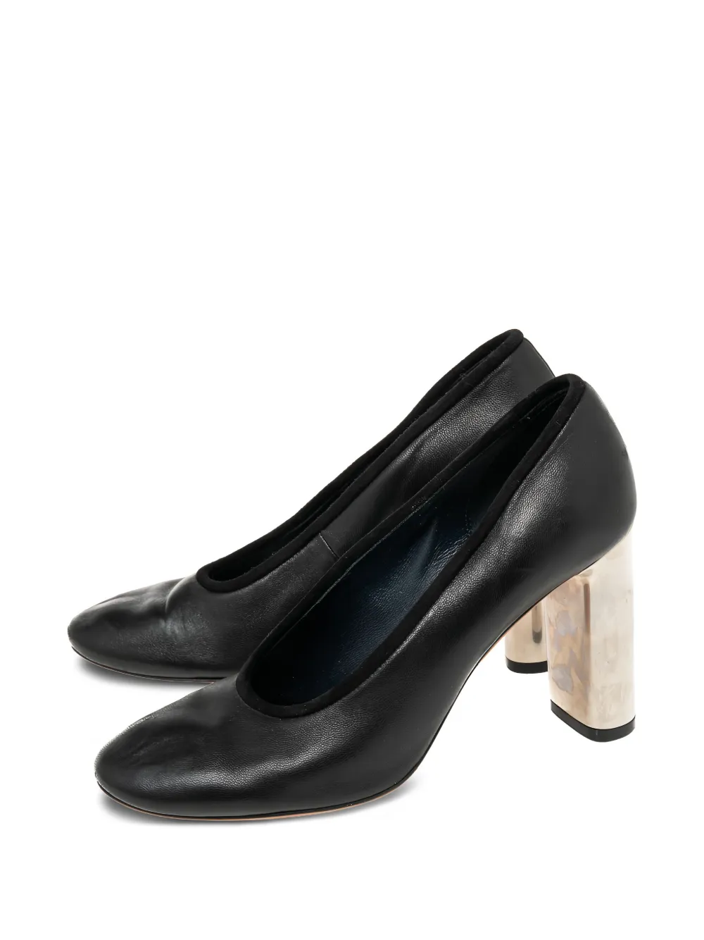 Céline Pre-Owned 85mm block-heel almond-toe pumps | Image 2