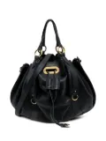 Polo Ralph Lauren Vintage pre-owned perforated-leather drawstring tote bag - Black