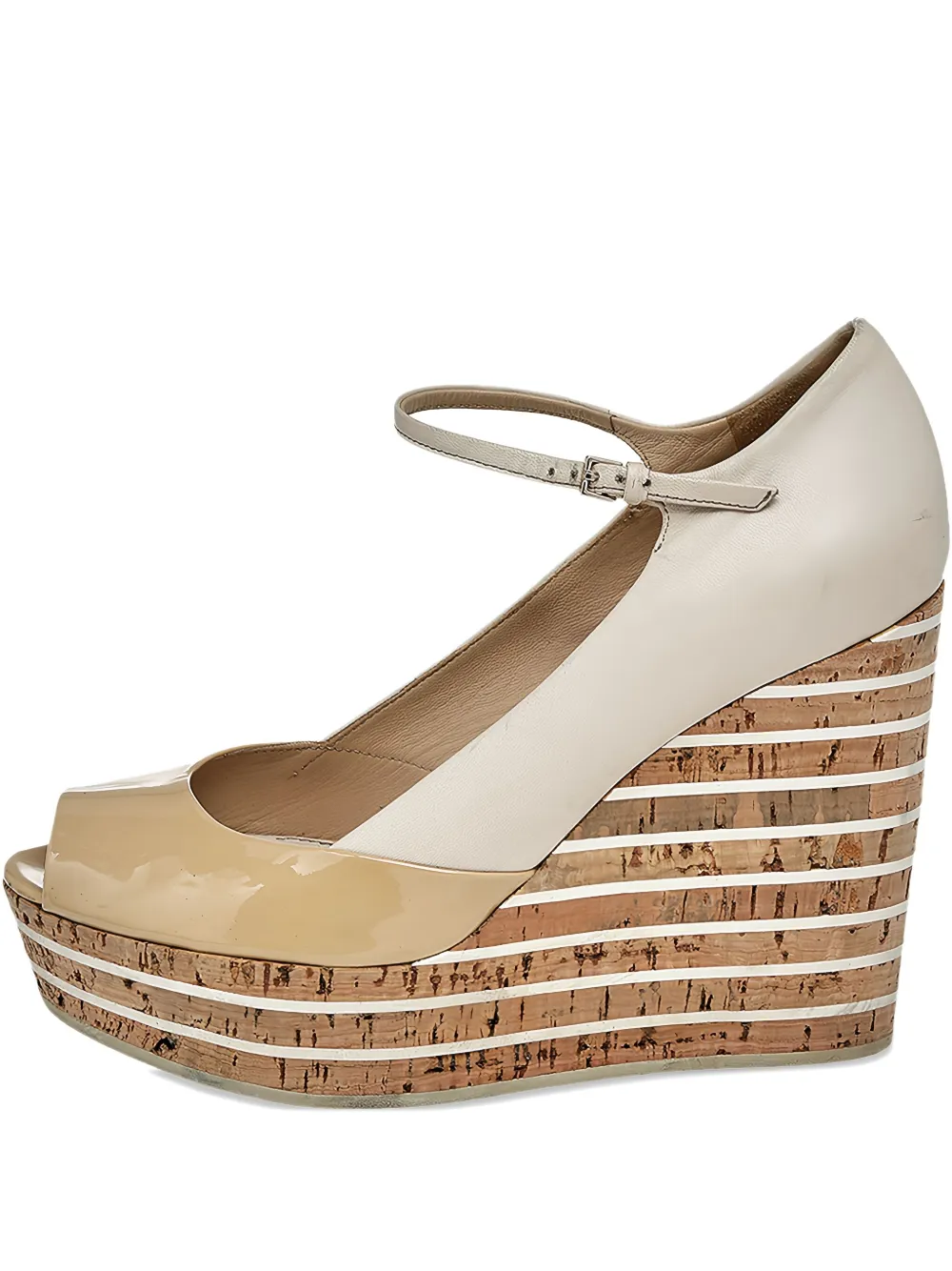 Pre-owned Gucci 115mm Leather Heeled Sandals