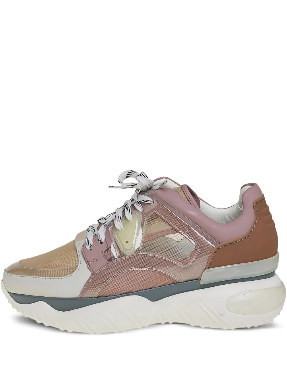 panelled sneakers