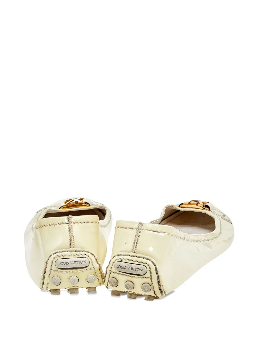 Pre-owned Louis Vuitton Patent-leather Ballet Flats